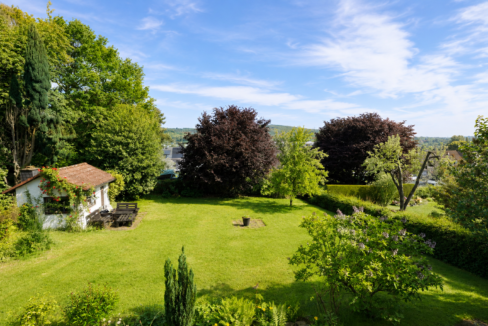 Der großzügige Garten