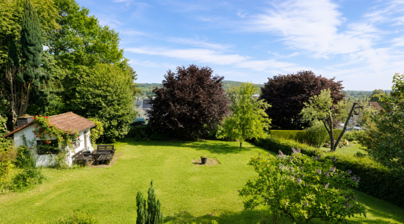 Der großzügige Garten