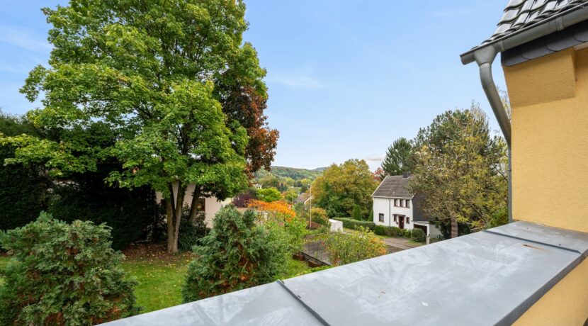 Aussicht vom Balkon