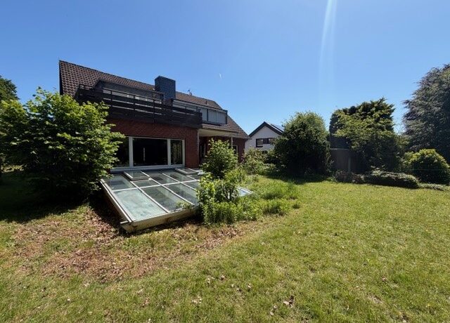 Rückansicht des Hauses