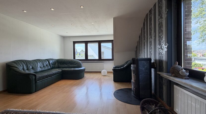 Gemütliches Wohnzimmer Dachgeschoss