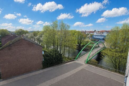 Blick vom Balkon