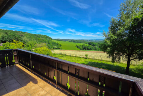 Blick vom Balkon
