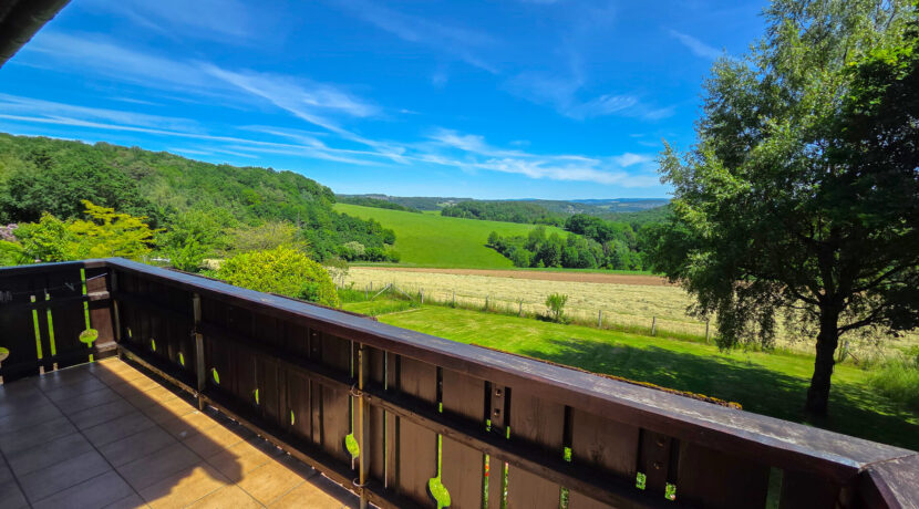 Blick vom Balkon