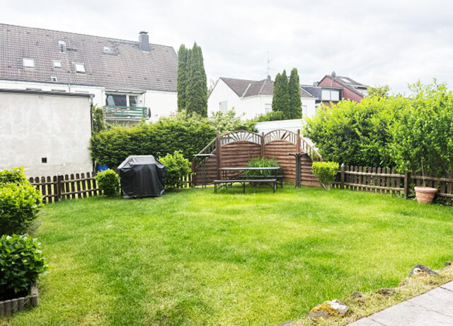 Garten an vermieteter Wohnung