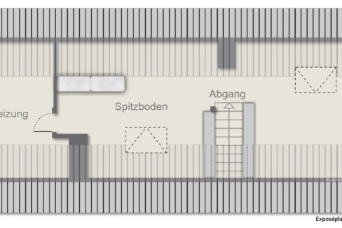 Spitzboden zu DG (vermietet)