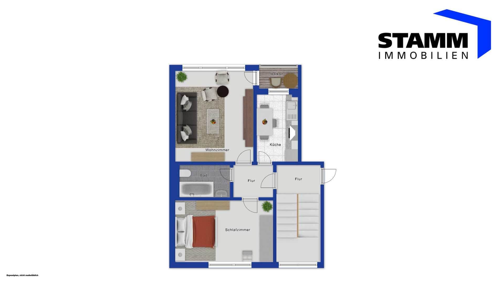 Gepflegte Etagenwohnung mit Balkon in Werl zu vermieten - Photo 1