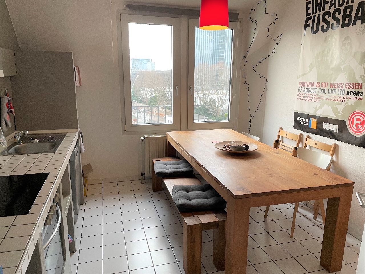 Düsseldorf-Unterbilk! 2-Zimmer-Altbauwohnung mit Wohnküche nähe Lorettostraße! - Foto 4