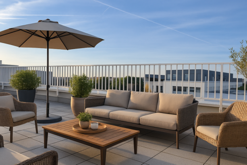 Dachterrasse (KI generiert)