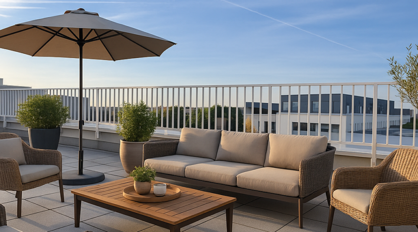 Dachterrasse (KI generiert)