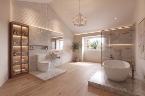 Badezimmer KI generiert