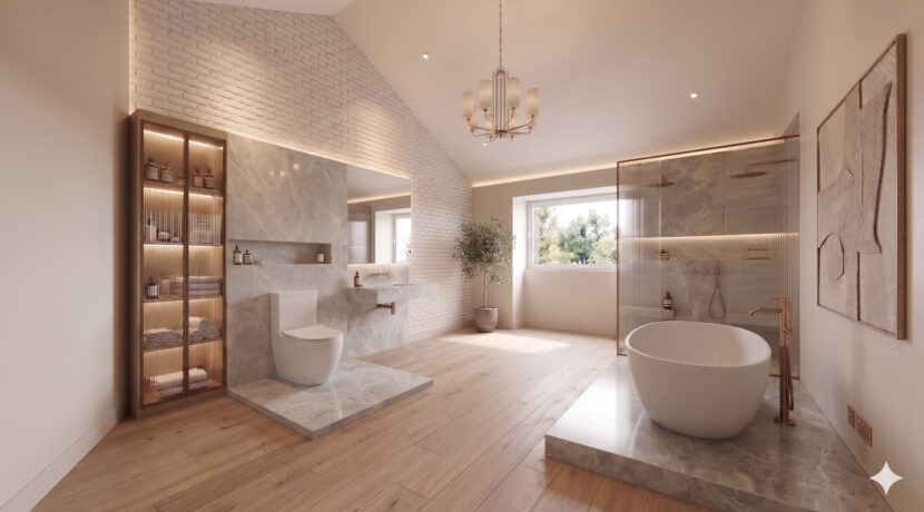 Badezimmer KI generiert