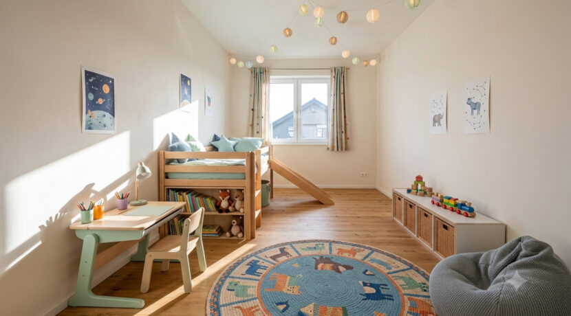 Kinderzimmer KI generiert