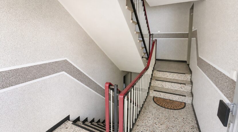 Das gepflegte Treppenhaus