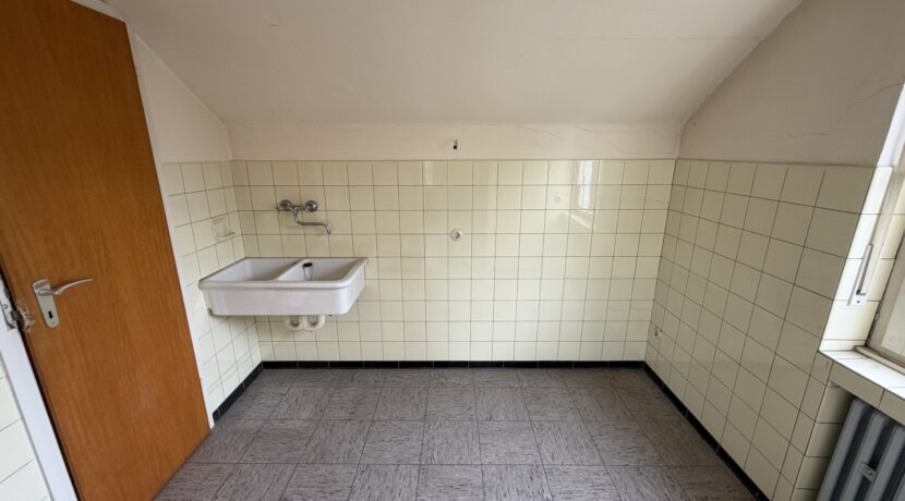 Küche im Dachgeschoss