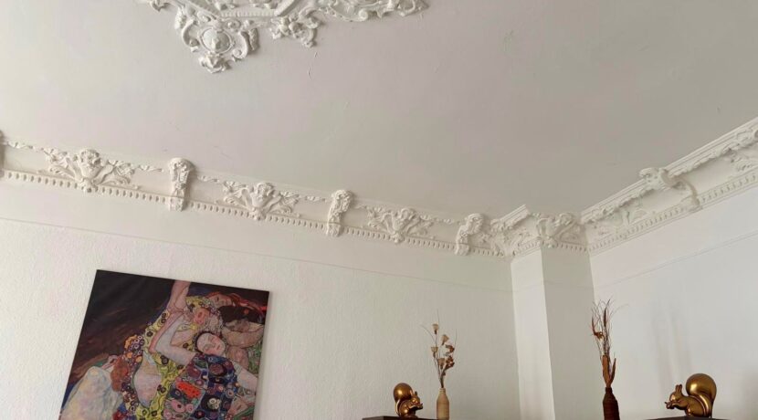 Detail Stuckdecke Wohnung