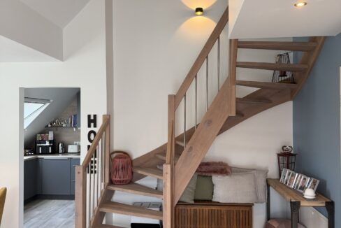 Treppe zum Spitzboden