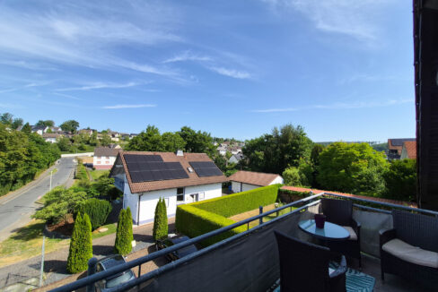 Weitblick vom Balkon
