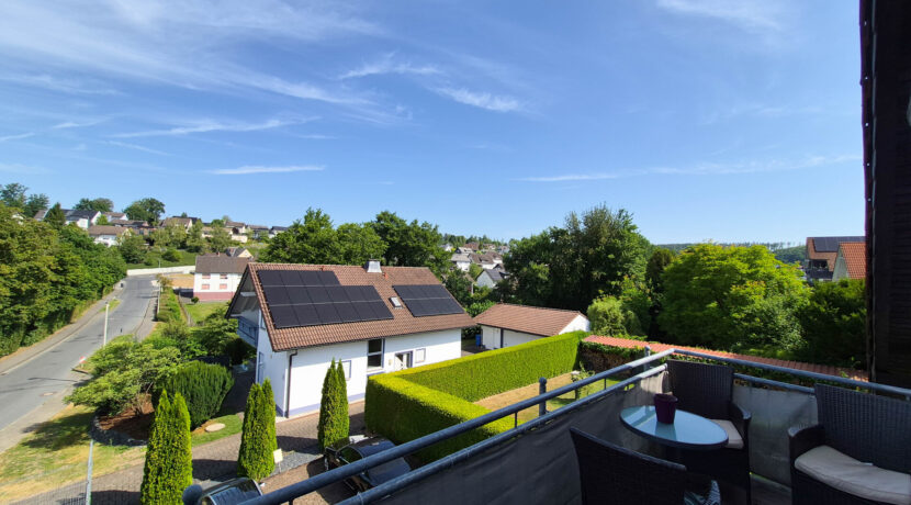 Weitblick vom Balkon