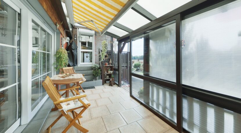 Überdachte Terrasse