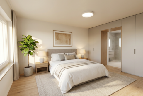 Mögliches Schlafzimmer (KI-generiert)