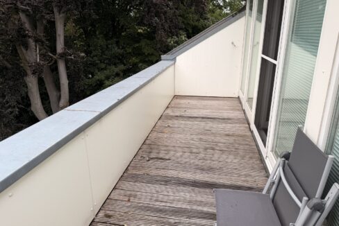 Balkon mit Westausrichtung