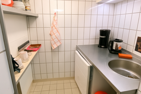 Teeküche im Untergeschoss
