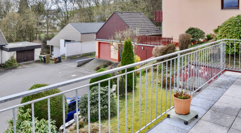 Ausblick vom Balkon (EG)
