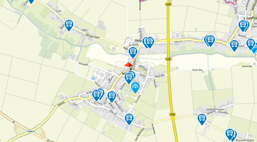 Geolyzer Kartenausschnitt