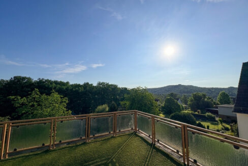 Ausblick v. d. Dachterrasse