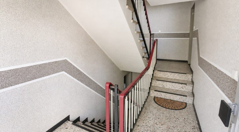 Das gepflegte Treppenhaus