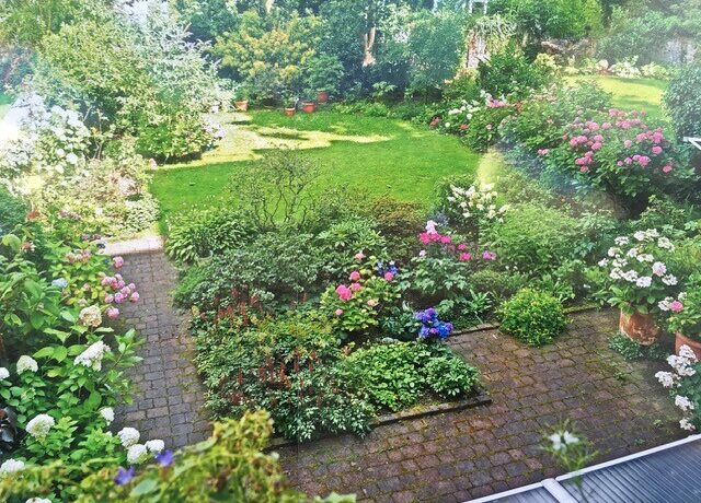 Aussicht Gartengrundstück