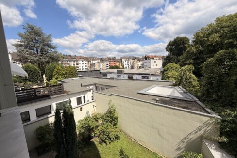 Blick vom Balkon