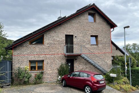 Außenansicht Maisonette Wohnung