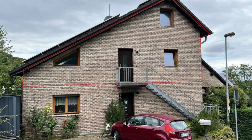 Außenansicht Maisonette Wohnung
