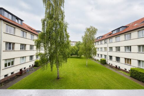 Blick vom Balkon