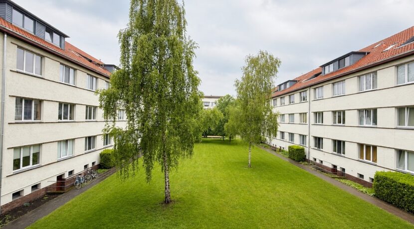 Blick vom Balkon