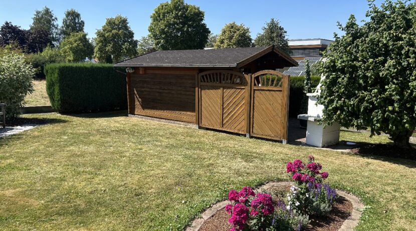 Holzhütte Garten