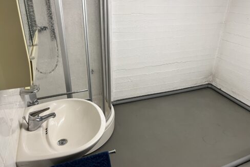 Hauswirtschaftsraum mit Dusche