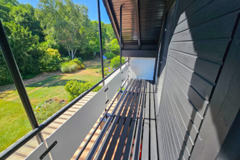 Balkon zur Gartenseite
