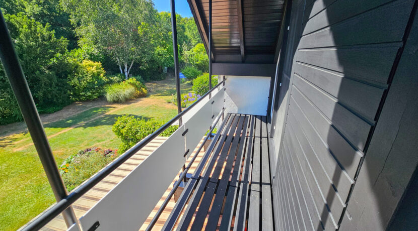 Balkon zur Gartenseite