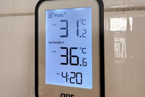 durchgängig warmer Pool