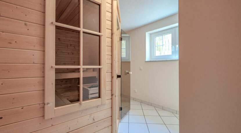 Sauna Untergeschoss