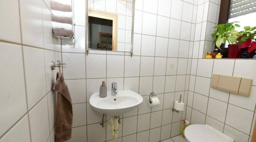 Gäste-WC im Erdgeschoss