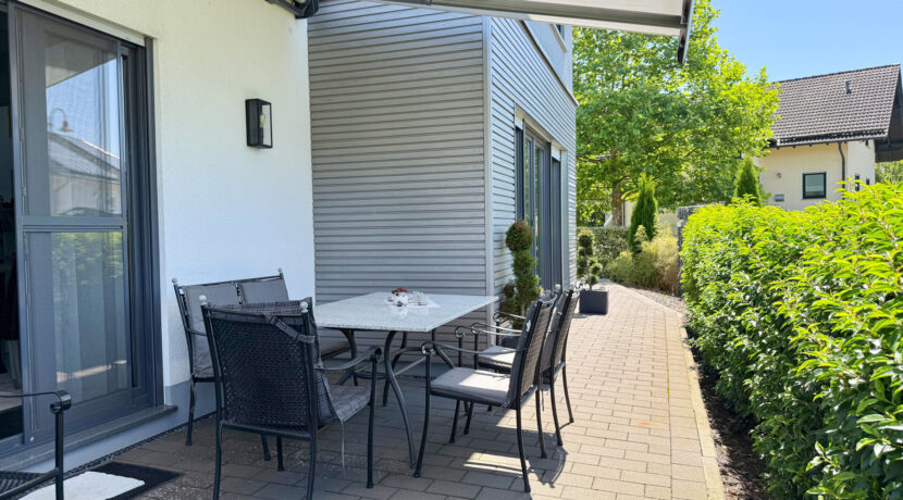 Terrasse am Essbereich