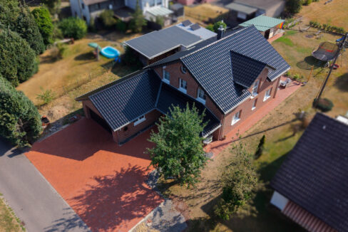 Luftansicht Haus