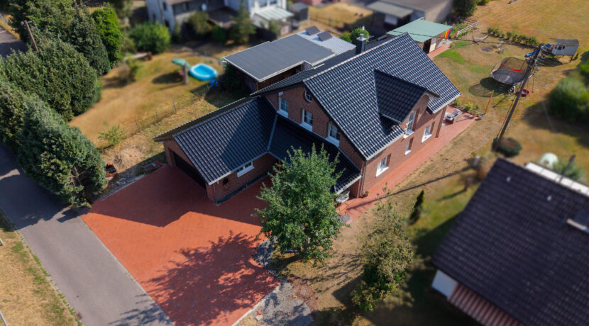 Luftansicht Haus