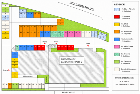 Stellplatzplan