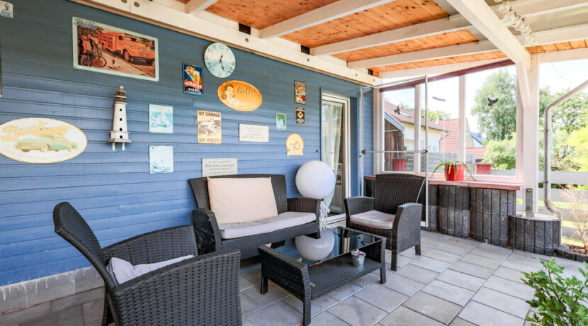 Terrasse Gartenseite