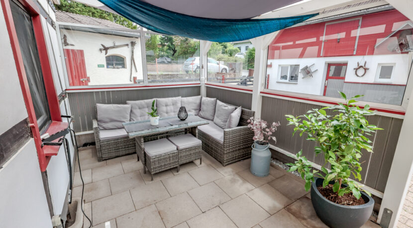 Terrasse Hofseite